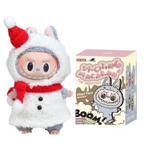 Monsters Series – Exciting Macaron Vinyl Plush Pendant Blind Box  + Christmas snowman Outfit