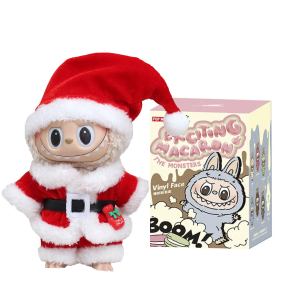 Monsters Series – Exciting Macaron Vinyl Plush Pendant Blind Box  + Christmas Santa Outfit
