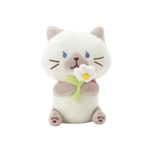Hapins Flower Kitten Plush Siamese Cat