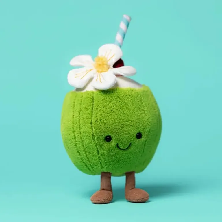 Jellycat Amuseables Aruba Coconut - 15cm - In Stock at WOWFUN