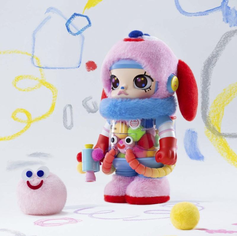 MEGA SPACE MOLLY 400% Jon Burgerman – wowfun.au