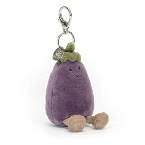 Jellycat Vivacious Aubergine Bag Charm | In Stock Australia