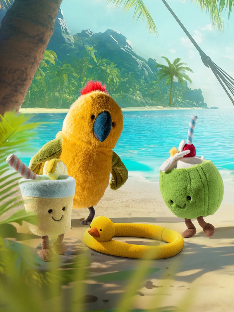 Jellycat Amuseables Aruba Coconut - 15cm - In Stock at WOWFUN