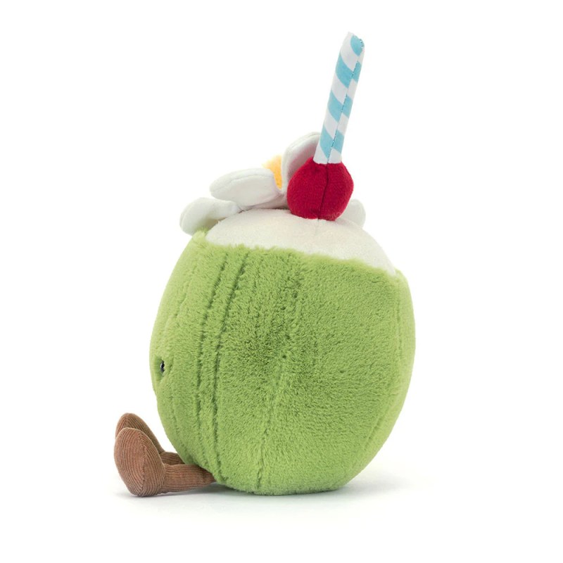 Jellycat Amuseables Aruba Coconut - 15cm - In Stock at WOWFUN