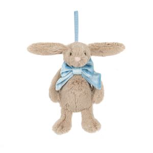 Jellycat Bashful Beige Bunny Decoration - 13cm - In Stock at WOWFUN