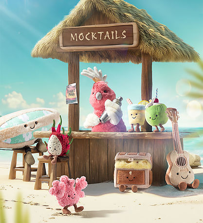 Jellycat Amuseables Aruba Coconut - 15cm - In Stock at WOWFUN