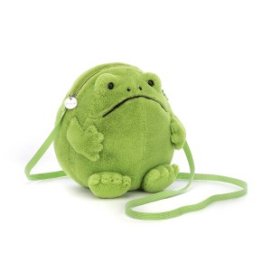 Jellycat Bag Ricky Rain Frog - 17cm - In Stock at WOWFUN