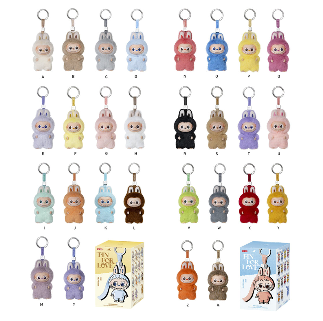 Monsters Series –Big into Energy V4 – Pin For Love Vinyl Plush Pendant Blind Box