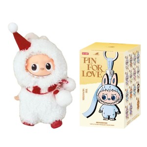 Monsters Series – Pin For Love Vinyl Plush Pendant Blind Box + Christmas Snowman Outfit