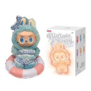 Monsters Series –Big into Energy Vinyl Plush Pendant Blind Box +blue checkered swimsuit Edition